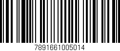 Código de barras (EAN, GTIN, SKU, ISBN): '7891661005014'
