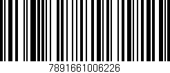Código de barras (EAN, GTIN, SKU, ISBN): '7891661006226'