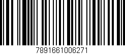 Código de barras (EAN, GTIN, SKU, ISBN): '7891661006271'