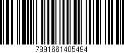 Código de barras (EAN, GTIN, SKU, ISBN): '7891661405494'