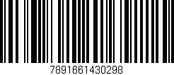 Código de barras (EAN, GTIN, SKU, ISBN): '7891661430298'