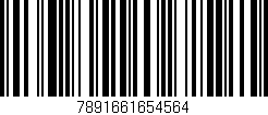Código de barras (EAN, GTIN, SKU, ISBN): '7891661654564'