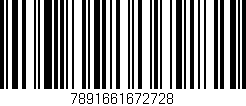 Código de barras (EAN, GTIN, SKU, ISBN): '7891661672728'