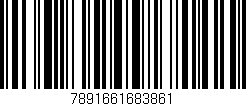Código de barras (EAN, GTIN, SKU, ISBN): '7891661683861'