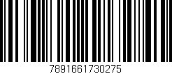 Código de barras (EAN, GTIN, SKU, ISBN): '7891661730275'