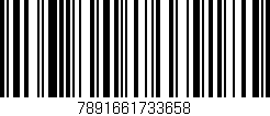 Código de barras (EAN, GTIN, SKU, ISBN): '7891661733658'