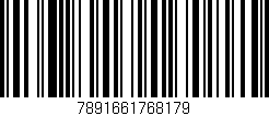 Código de barras (EAN, GTIN, SKU, ISBN): '7891661768179'