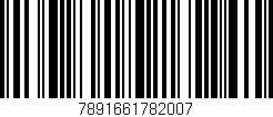 Código de barras (EAN, GTIN, SKU, ISBN): '7891661782007'