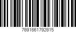 Código de barras (EAN, GTIN, SKU, ISBN): '7891661792815'