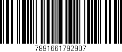 Código de barras (EAN, GTIN, SKU, ISBN): '7891661792907'