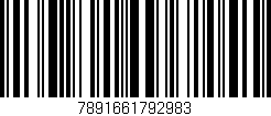 Código de barras (EAN, GTIN, SKU, ISBN): '7891661792983'