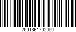 Código de barras (EAN, GTIN, SKU, ISBN): '7891661793089'
