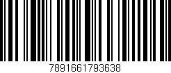 Código de barras (EAN, GTIN, SKU, ISBN): '7891661793638'
