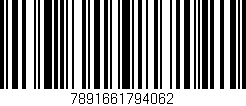 Código de barras (EAN, GTIN, SKU, ISBN): '7891661794062'