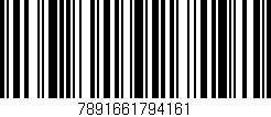 Código de barras (EAN, GTIN, SKU, ISBN): '7891661794161'