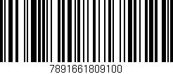 Código de barras (EAN, GTIN, SKU, ISBN): '7891661809100'
