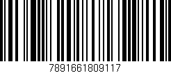Código de barras (EAN, GTIN, SKU, ISBN): '7891661809117'