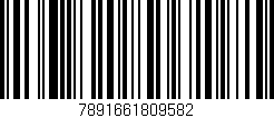 Código de barras (EAN, GTIN, SKU, ISBN): '7891661809582'