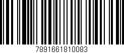 Código de barras (EAN, GTIN, SKU, ISBN): '7891661810083'