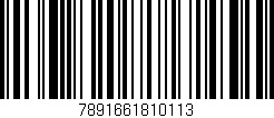 Código de barras (EAN, GTIN, SKU, ISBN): '7891661810113'