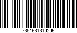 Código de barras (EAN, GTIN, SKU, ISBN): '7891661810205'