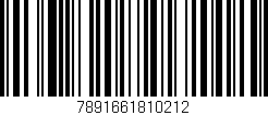 Código de barras (EAN, GTIN, SKU, ISBN): '7891661810212'