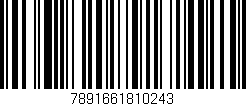 Código de barras (EAN, GTIN, SKU, ISBN): '7891661810243'