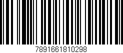 Código de barras (EAN, GTIN, SKU, ISBN): '7891661810298'