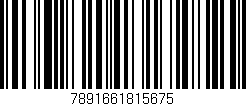 Código de barras (EAN, GTIN, SKU, ISBN): '7891661815675'