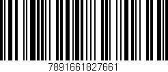 Código de barras (EAN, GTIN, SKU, ISBN): '7891661827661'