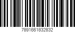 Código de barras (EAN, GTIN, SKU, ISBN): '7891661832832'