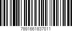 Código de barras (EAN, GTIN, SKU, ISBN): '7891661837011'