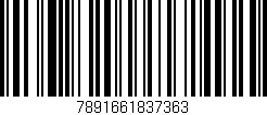Código de barras (EAN, GTIN, SKU, ISBN): '7891661837363'