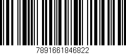 Código de barras (EAN, GTIN, SKU, ISBN): '7891661846822'