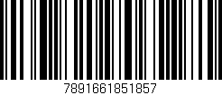 Código de barras (EAN, GTIN, SKU, ISBN): '7891661851857'