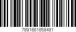 Código de barras (EAN, GTIN, SKU, ISBN): '7891661858481'