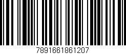 Código de barras (EAN, GTIN, SKU, ISBN): '7891661861207'