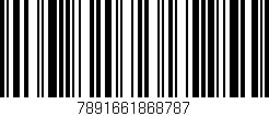 Código de barras (EAN, GTIN, SKU, ISBN): '7891661868787'