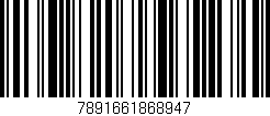 Código de barras (EAN, GTIN, SKU, ISBN): '7891661868947'