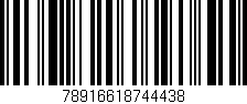 Código de barras (EAN, GTIN, SKU, ISBN): '78916618744438'
