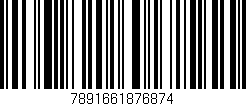 Código de barras (EAN, GTIN, SKU, ISBN): '7891661876874'