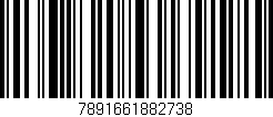 Código de barras (EAN, GTIN, SKU, ISBN): '7891661882738'