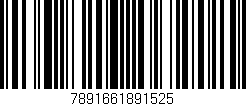 Código de barras (EAN, GTIN, SKU, ISBN): '7891661891525'