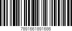 Código de barras (EAN, GTIN, SKU, ISBN): '7891661891686'