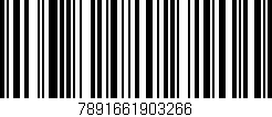 Código de barras (EAN, GTIN, SKU, ISBN): '7891661903266'