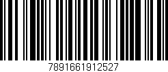 Código de barras (EAN, GTIN, SKU, ISBN): '7891661912527'