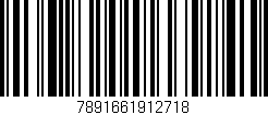 Código de barras (EAN, GTIN, SKU, ISBN): '7891661912718'