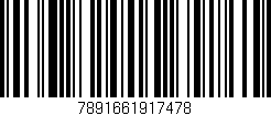 Código de barras (EAN, GTIN, SKU, ISBN): '7891661917478'