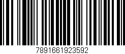 Código de barras (EAN, GTIN, SKU, ISBN): '7891661923592'