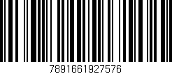 Código de barras (EAN, GTIN, SKU, ISBN): '7891661927576'